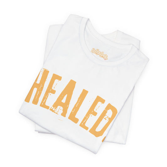 Healed - Signature Tee - White/Yellow