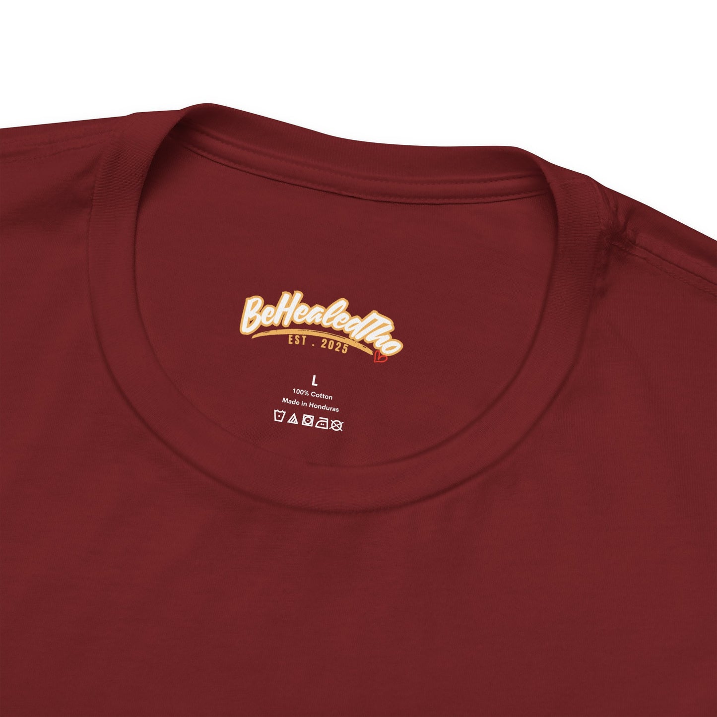 Healed - Signature Tee - Burgundy/Yellow