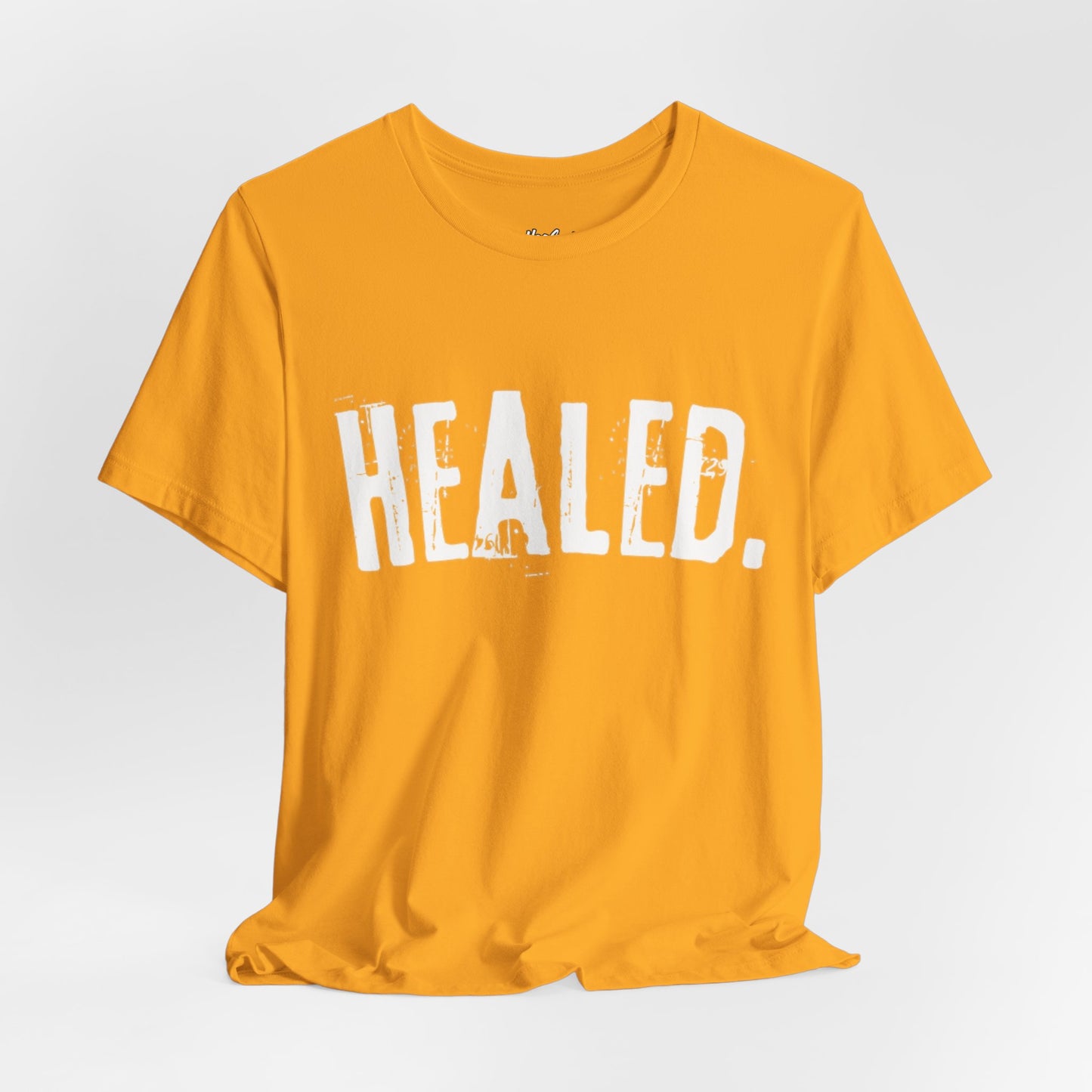 Healed - Signature Tee - Yellow/White