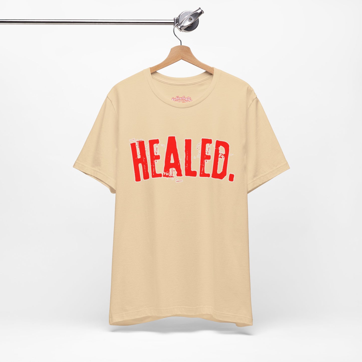 Healed - Signature Tee - Beige/Red