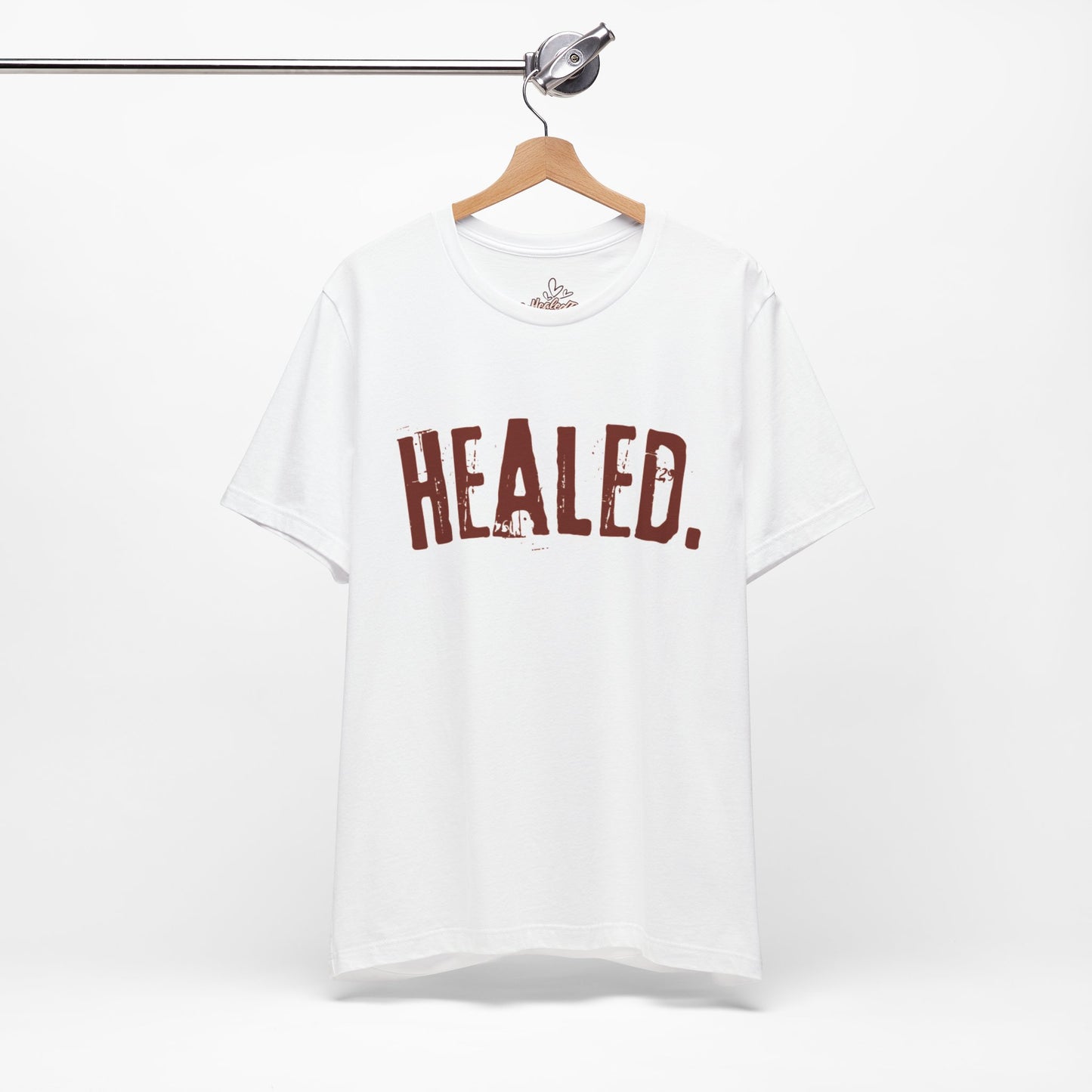 Healed - Signature Tee - White/Burgundy