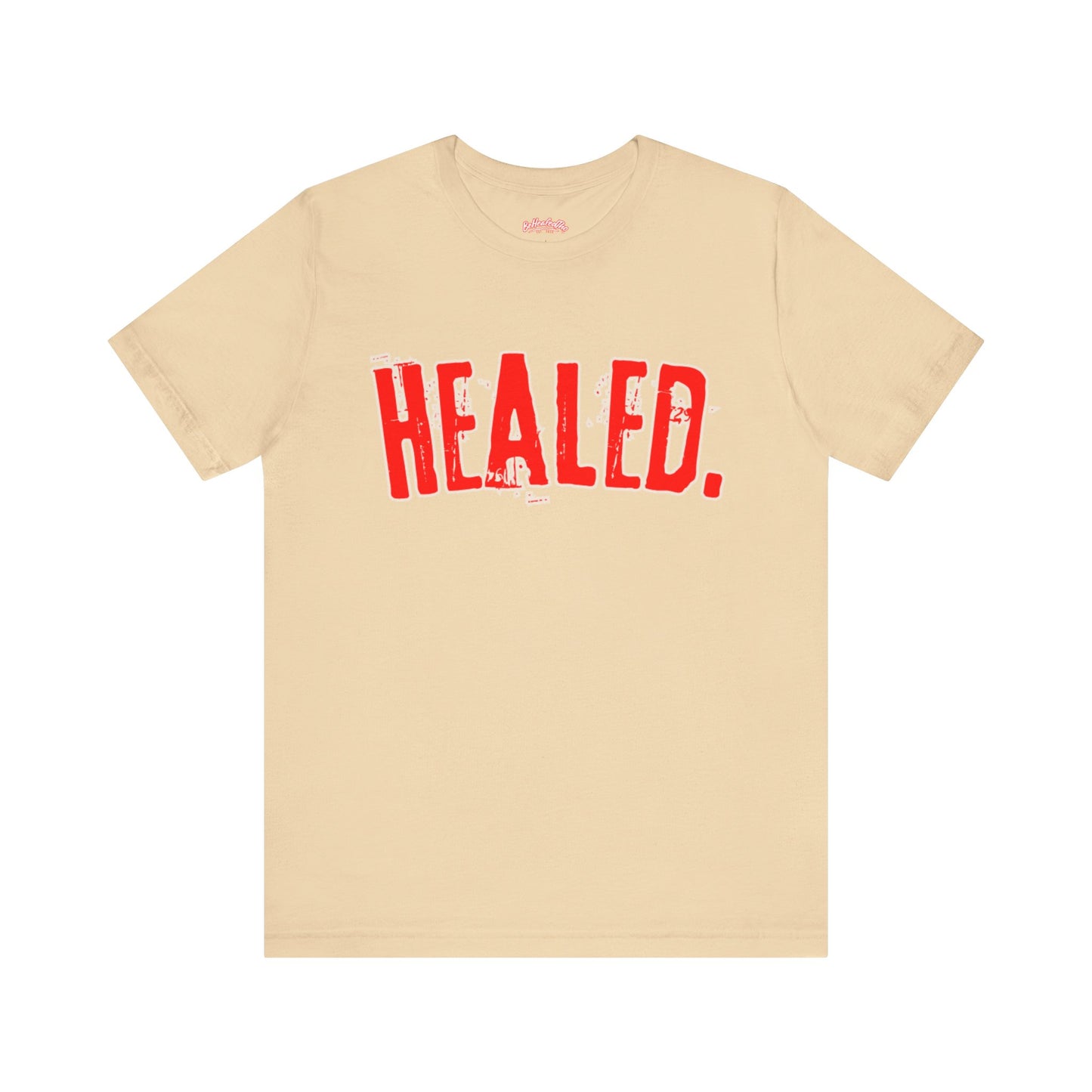 Healed - Signature Tee - Beige/Red