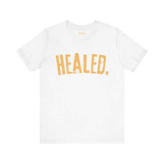 Healed - Signature Tee - White/Yellow