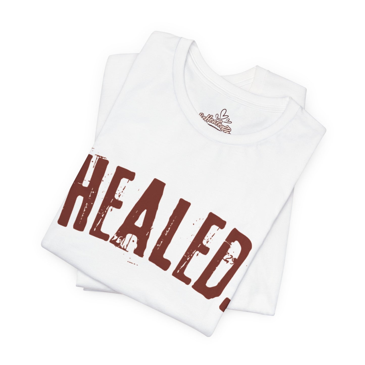 Healed - Signature Tee - White/Burgundy