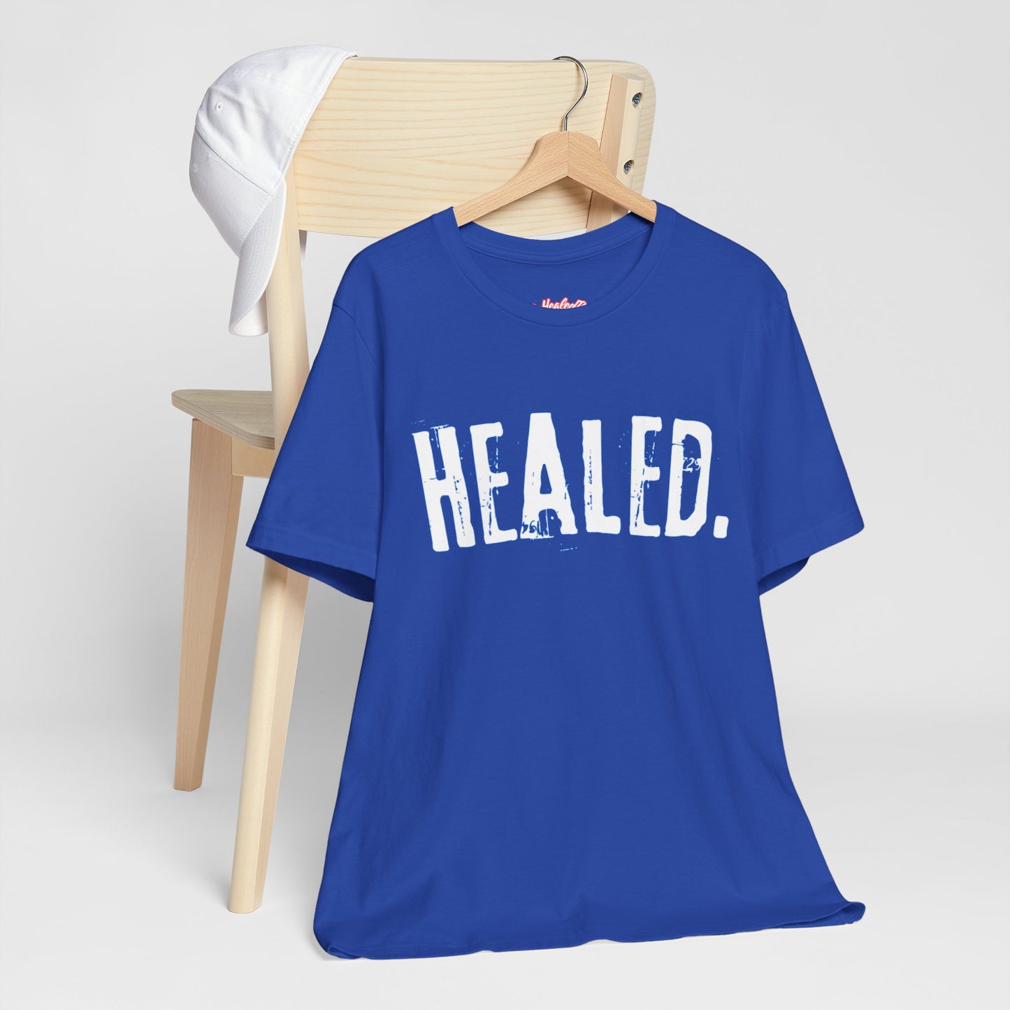 Healed - Signature Tee - Blue/White