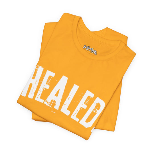 Healed - Signature Tee - Yellow/White